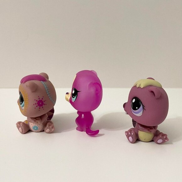 LPS Littlest Pet Shop Lot of 3 Beaver Meerkat Prairie Dog - Picture 2 of 16